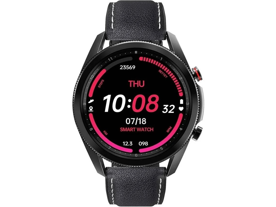 Reloj inteligente con monitor de actividad física, presión arterial, frecuencia cardíaca, sueño y modos deportivos para Android e iOS Bestvite (negro)