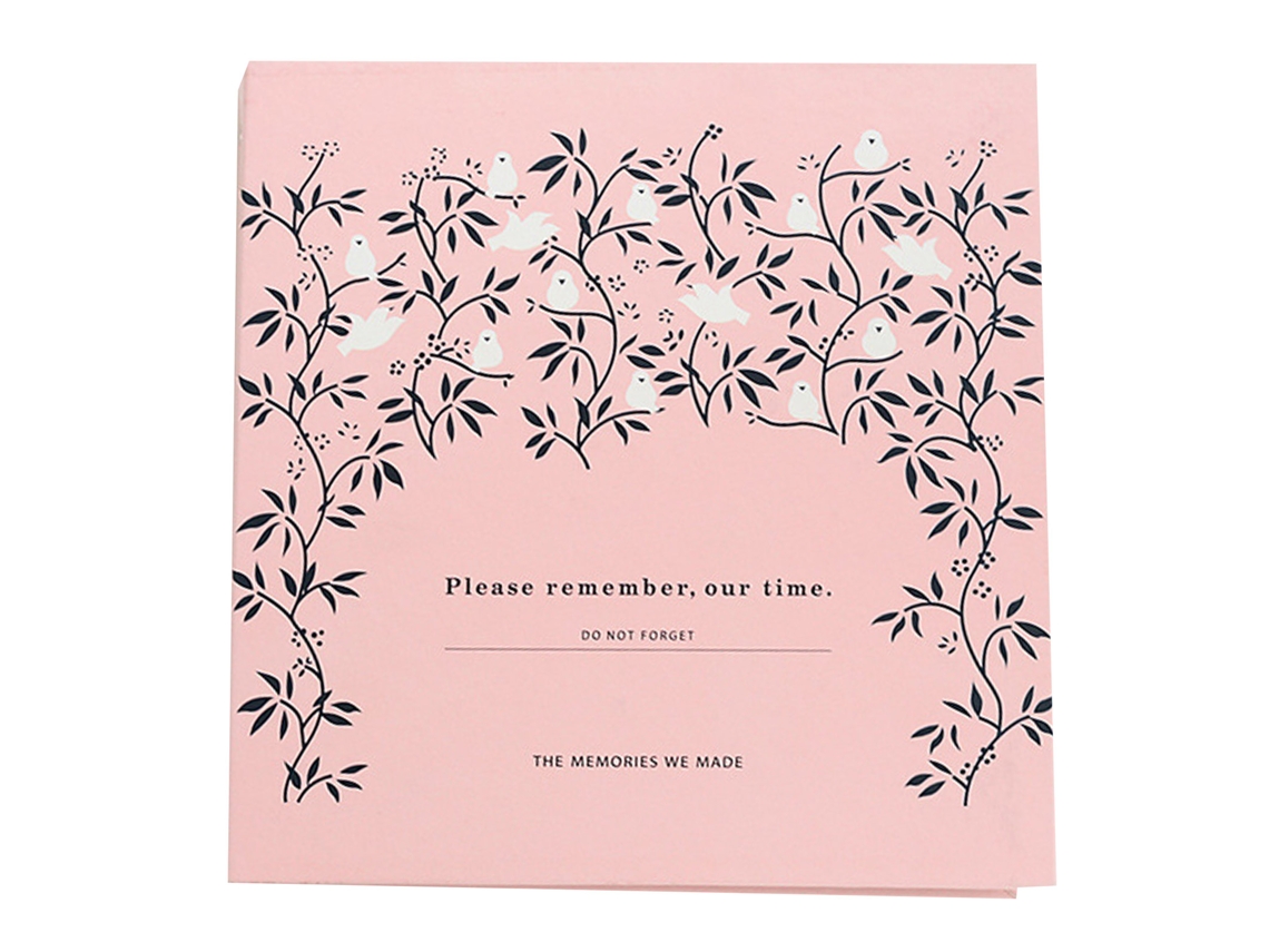2026-álbum De Fotos Autoadhesivo Diy Scrapbook Con Páginas Escritura Binder Anillo Commemorativo Pink Sparrow