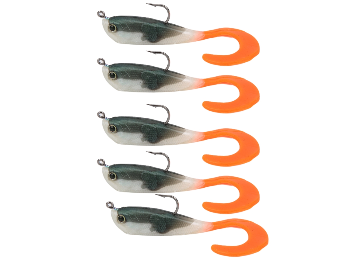 2026rebe-lure Bait De Pesca De Hielo Simulación Largo Alcance Invierno Con Anzuelo 4 Herramienta De Pesca