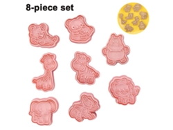 Cortadores de galletas 3D creativos Cretters, sin BPA, para galletas decorativas de animales DIY