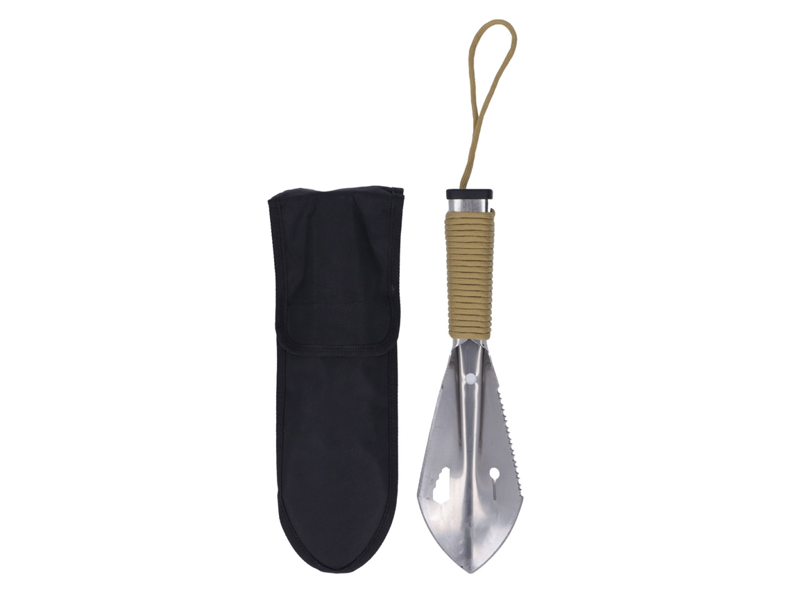 Pala De Supervivencia De Acero Inoxidable Con Forma De Calavera Y Mango Antideslizante, Multifuncional Para Acampar Y Cavar.