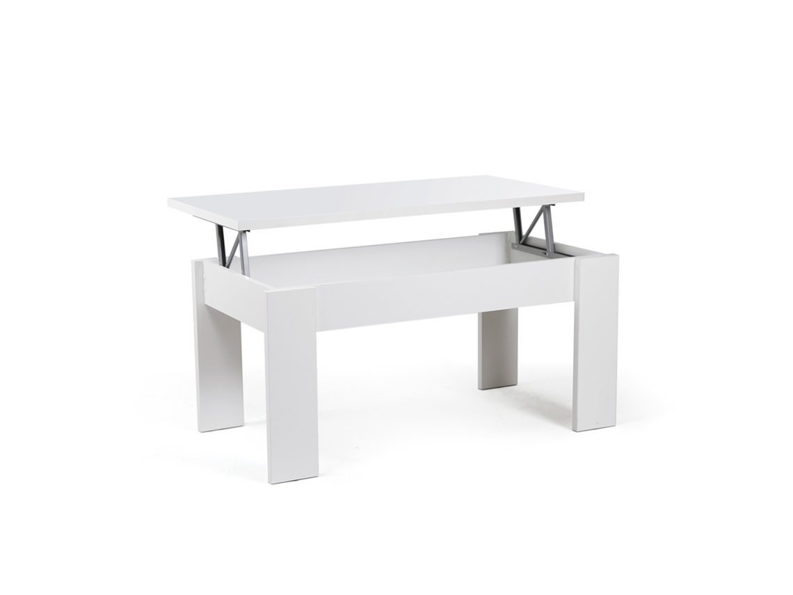 Mesa Centro Elevada 51/63X105X55 Blanco VENPRODIN