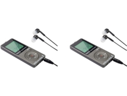 2 Radios Portátiles Am/fm Con Auriculares, Batería Recargable, Pantalla Digital Y Sonido Estéreo.
