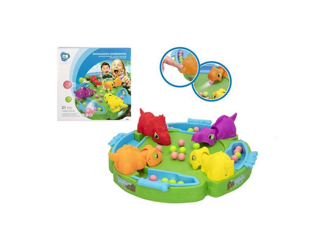 Juego para Niños BIGBUY FUN Dinossauros Edad Mínima Recomendada: 3 años - 21 Piezas)