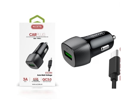 Cargador ACCETEL A53 5G (USB-C - Negro)