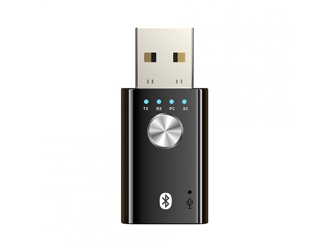 Adaptador Usb Inalámbrico Bluetooth V5.1 4 En 1, Transmisor Para Ordenador, Tarjeta De Sonido, Transmisor Y Receptor De Audio*