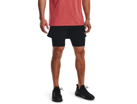 Pantalón corto tejidos 2 en 1 UNDER ARMOUR Peak L