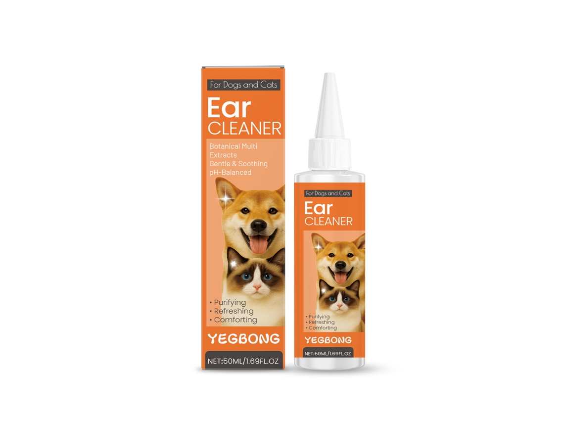 Gotas para limpiar, cuidar e hidratar el cerumen en perros con mal olor.