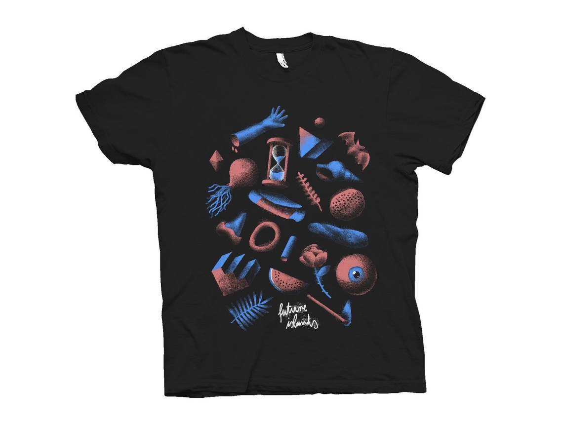 Camiseta unisex para adultos Future Islands Objects ROCKINSTONE. Más vendida. Talla: XXL