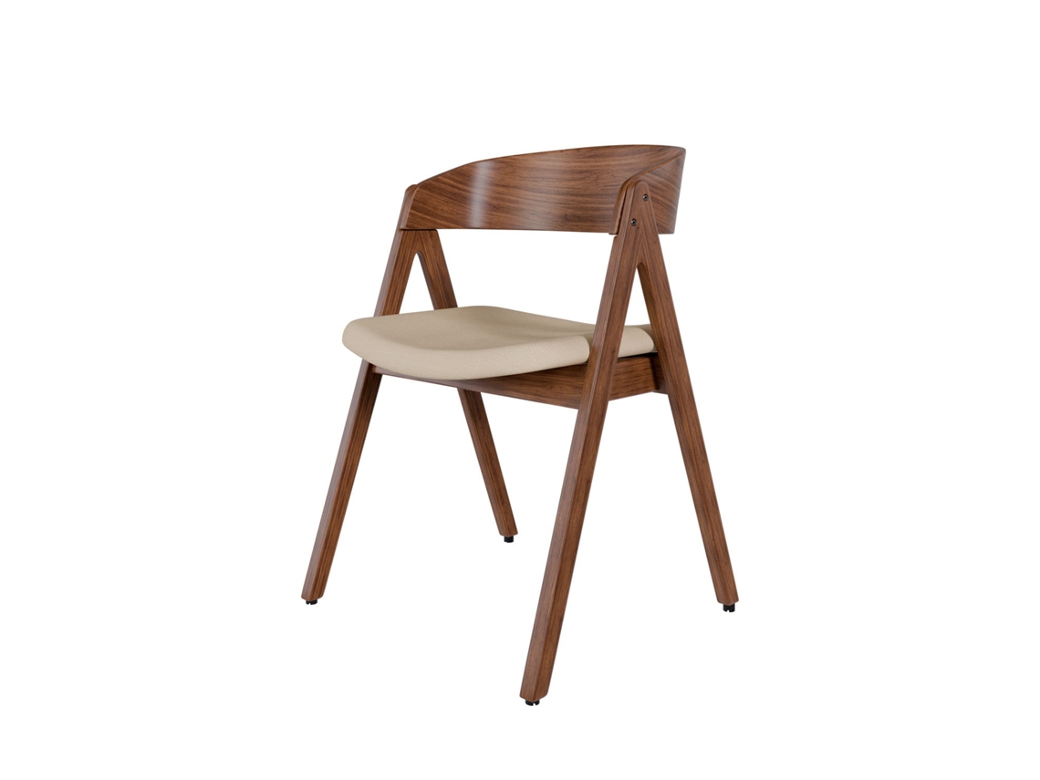 DUDECOR Silla Penafiel Nogal Beige