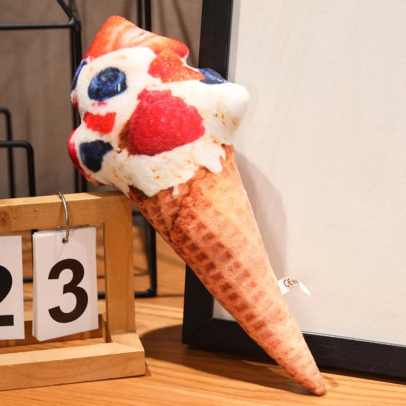 (helado De Vainilla 50 Cm) Almohada Para Adulto, Cojín, Cojín De Asiento, Cojín De Respaldo