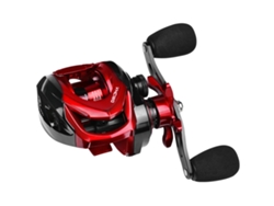 Carrete De Casting Giratorio 3+1bb 7.2:1 Freno Magnético Arrastre Máximo 8 Kg Cuerpo Metálico