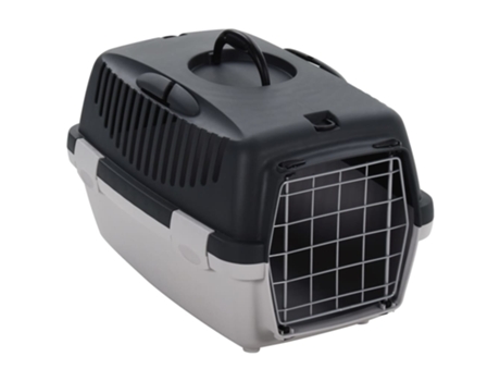 Transportín de mascotas VIDAXL PP gris y negro (48x32x31cm)