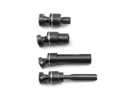 Ejes De Transmisión Centrales Delanteros Y Traseros Fabricados En Acero Templado Para El Coche Teledirigido Trax4 Slash 4wd A Escala 1/16.