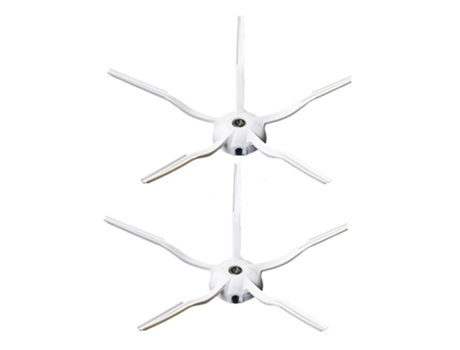 2 piezas de cepillo lateral de goma de silicona suave para Roborock S5 S6 T6 E2 E35 repuestos de aspiradora cepillo de limpieza Spazzole Laterali