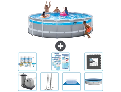Piscina Tubular INTEX 26730GN-CB43 (19156 L - 488x122cm)