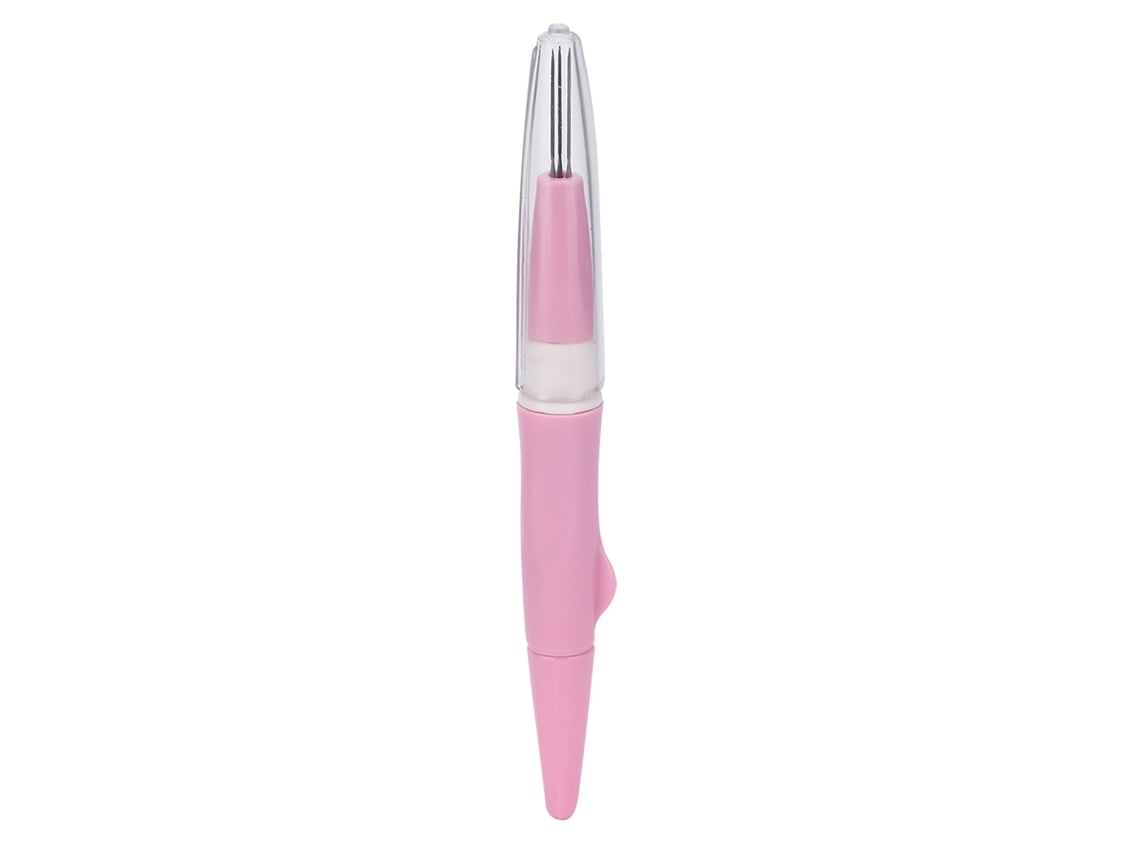 Bolígrafo Portátil De Fieltro De 3 Agujas, Herramienta Para Manualidades, Rosa Y Azul.