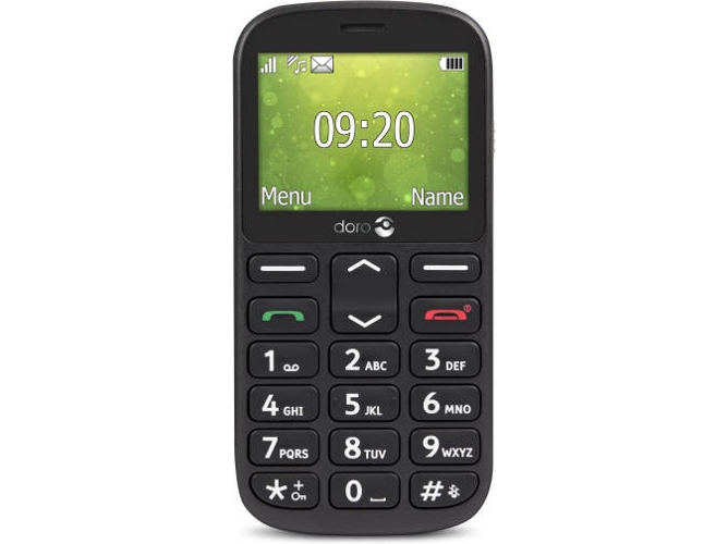 Teléfono móvil DORO 1361 (2.4'' - 2G - negro)