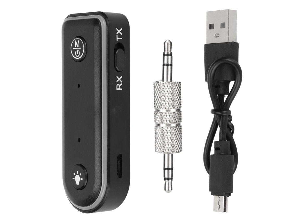 Transmisor Y Receptor Bluetooth Fm Para Coche Q3 Con Luz Ambiental, Llamadas Manos Libres Y Carga Usb.