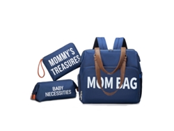 Bolso bandolera impermeable y ligero para maternidad/bebé, ideal para salidas y durante el embarazo. Azul oscuro. Mom Two Small Bags Yunzii.