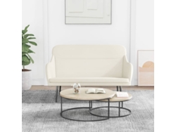 Lovely Home Banco 110X76X80 Cm Terciopelo Color Crema