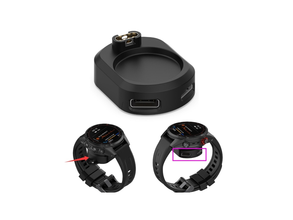 Base Adaptadora De Carga Para Relojes Henten Home Para Garmin Epix Pro