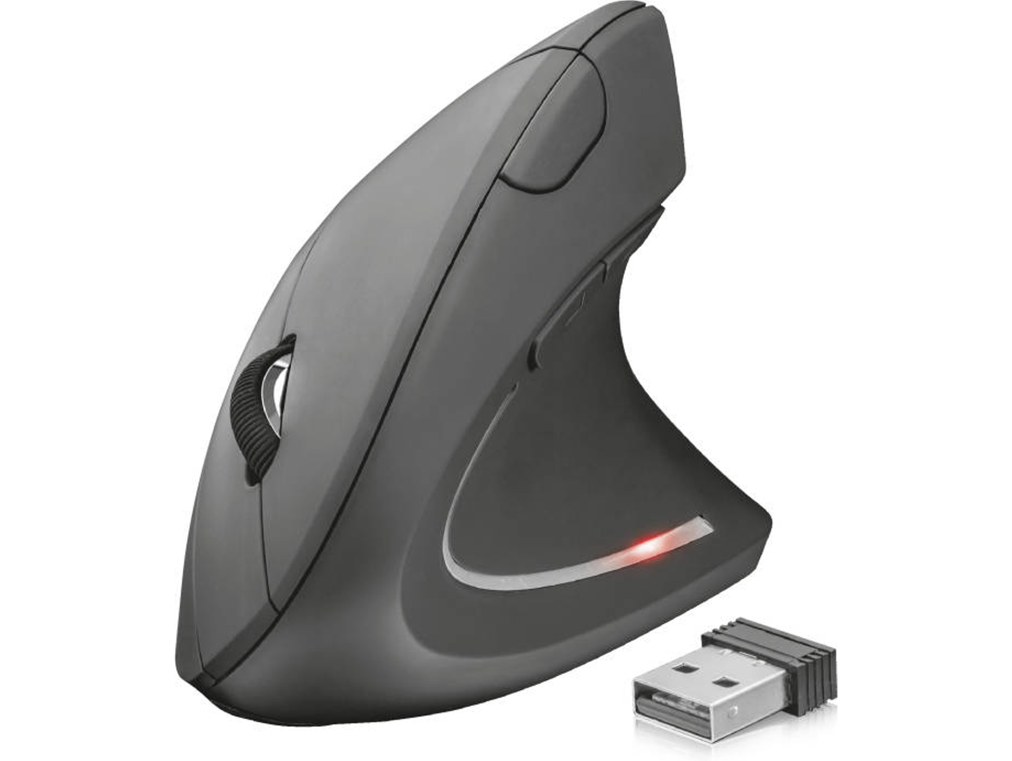 Ratón TRUST Verto (Inalámbrico - Óptico - 1600 dpi - Negro)
