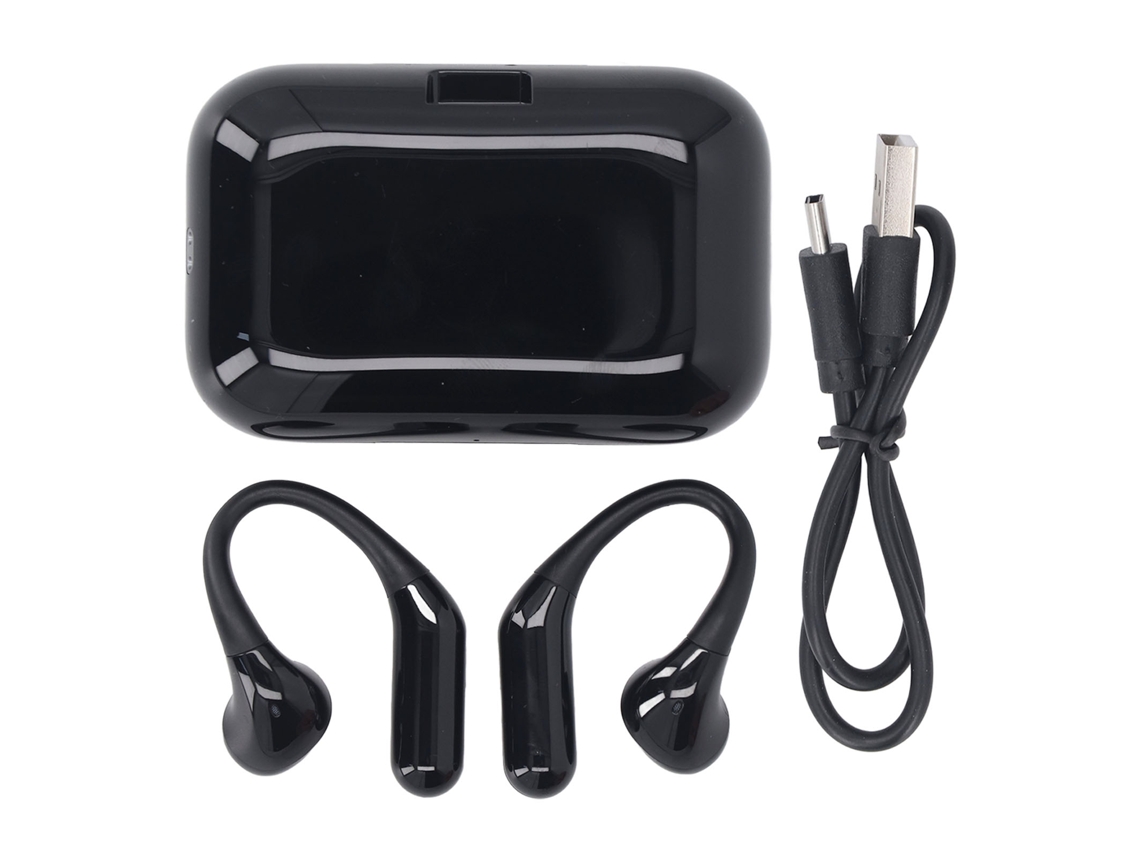 Ats-audífonos De Traducción Ai Transmisión En Tiempo Real Sonido Hd Batsería Larga Auriculares Abiertos Para Viajes Negocios Aprendizaje Negro