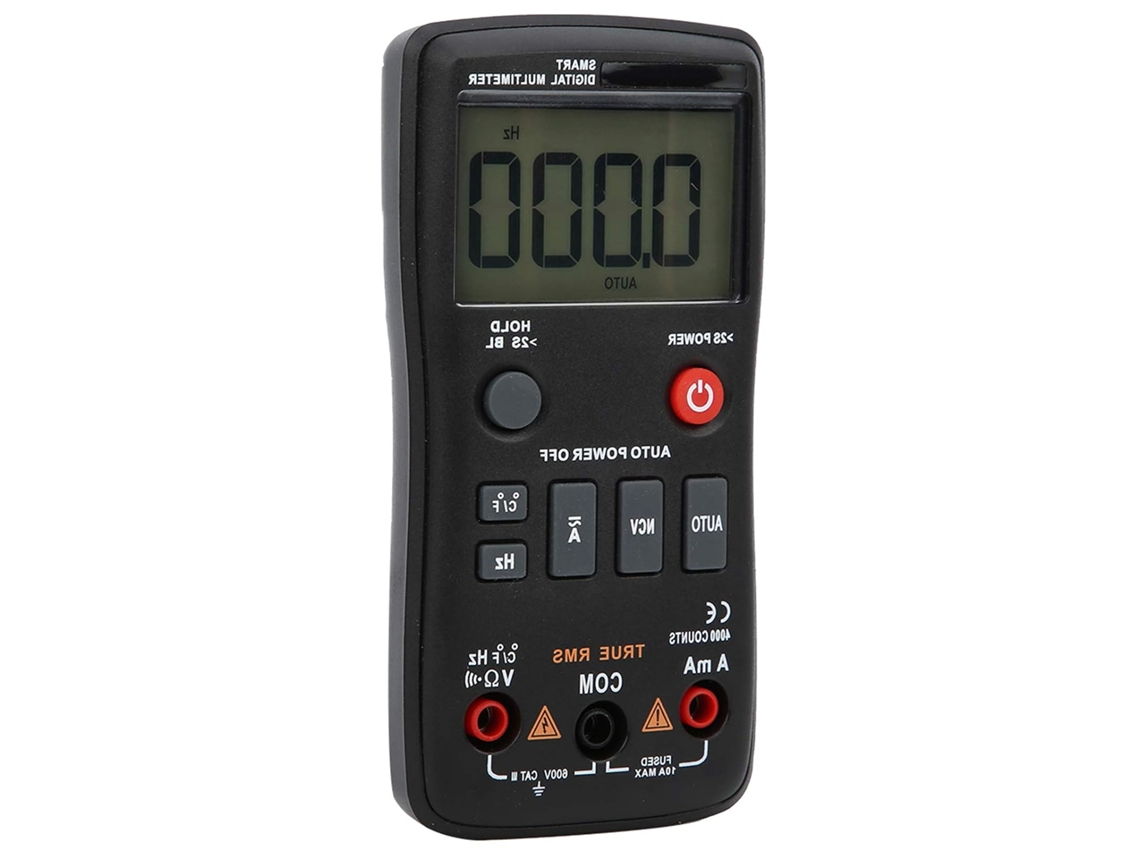 Multímetro Digital Inteligente Para Medir Voltaje Ca/cc, Resistencia Y Temperatura.