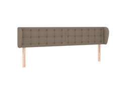 Maison Exclusive - Cabecero De Tela Gris Taupe 163x23x78/88 Cm