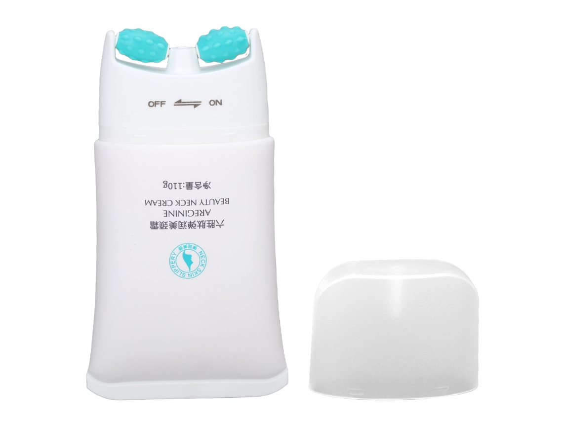 Crema Para Cuello Areginine Reafirmante Y Hidratante Con Diseño De Rodillos Dobles En V 3.9oz