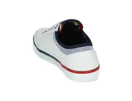 Zapatillas de Hombre REDSKINS Genial Parte Superior Baixa Conforto Tecido Blanco (40)