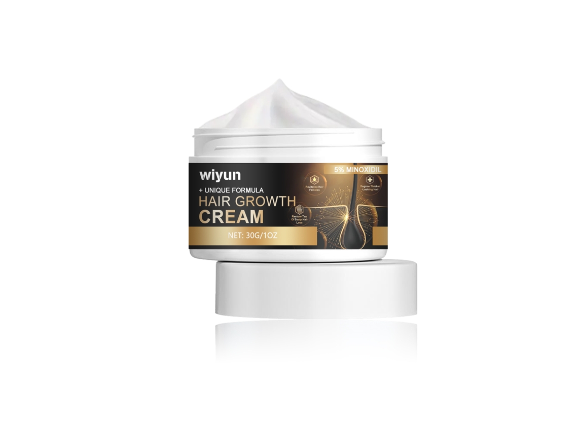 Crema eficaz que aumenta y espesa el cabello.