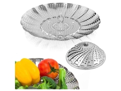 2026-canasta De Vapor Para Verduras De Acero Inoxidable Premium, Plegable Y Ajustable Para Ollas Y Cocinas Saludables