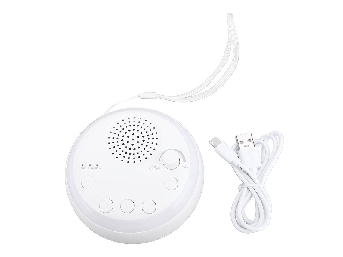 Máquina de ruido blanco para bebés, máquina de sonido relajante portátil para ayudar a los bebés a dormir.
