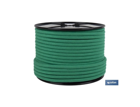 Carrete escota náutica 14 mm 100 m verde