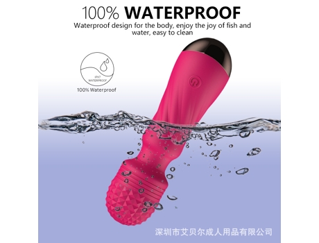 Mini vibrador de masaje recargable por USB con 12 frecuencias para mujeres (púrpura) YIZHOOD