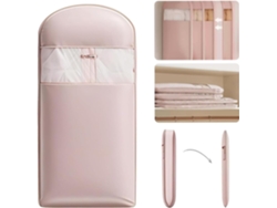 Fundas para ropa, bolsa de compresión a prueba de polvo para guardar ropa, ahorra espacio, Digitallab (rosa/58 x 15 x 130 cm)