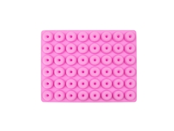 Molde De Silicona De 48 Cavidades Para Minidonuts, Ideal Para Pasteles Y Chocolates. Apto Para Horno Y Microondas.