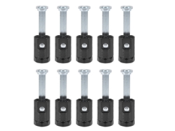 Rebe-10 Piezas Soportes De Lámpara E12 125v Para Lámparas Colgantes, Base De Lámpara Para Hogar Y Oficina