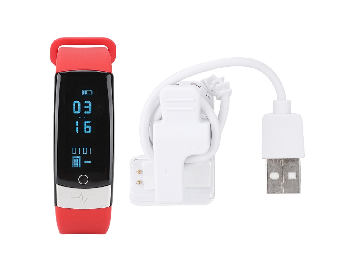 Pulseira Inteligente Qs03 Com Monitor De Frequência Cardíaca Ip67 Bracelete De Fitness Com Tela De 0.91 Polegadas