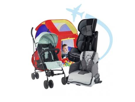 Tienda de campaña infantil MOBICLINIC Silla de paseos bebé - Trona de viaje - Silla de coche bebé