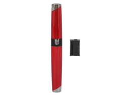 Depilador Eléctrico Recargable Trimmer De Cejas Epilador Labial Forma De Lápiz Labial Para Pelo Facial Rojo