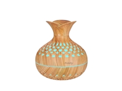 Jarrón humidificador USB de madera con luz Vayotoy