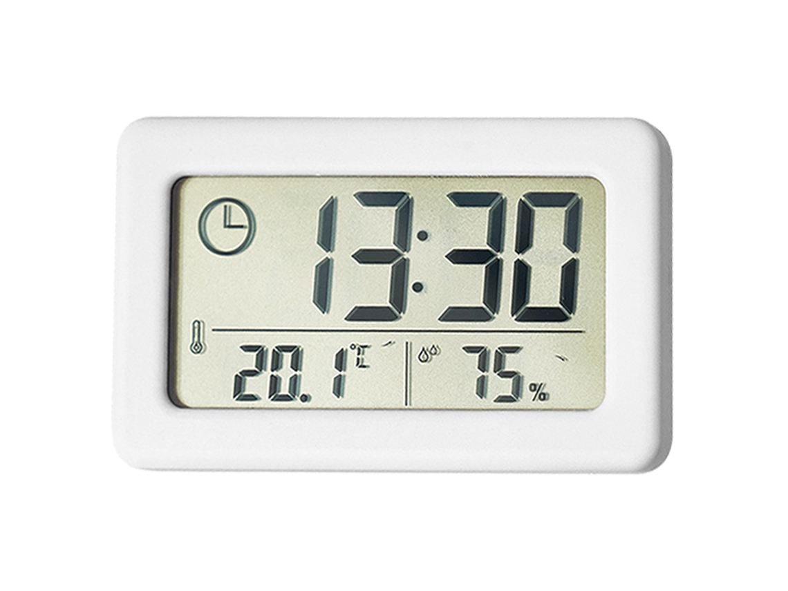 Reloj Simple y Ligero, con Temperatura y Humedad, Reloj Práctico Kofihety