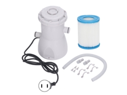 Bomba de filtro de cartucho para piscina de 30 W, resistente al agua, de bajo nivel de ruido, para piscinas de 800 galones, enchufe estadounidense de 110-120 V.
