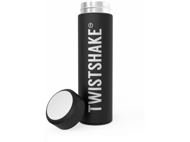 Termo para Líquidos TWISTSHAKE Frío o Calor Negro Twistshake 420ml