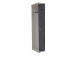 Simonlocker Prof.Dism.Single-Div 1/1 400 Añadir Gris/Antracita SIMON RACK