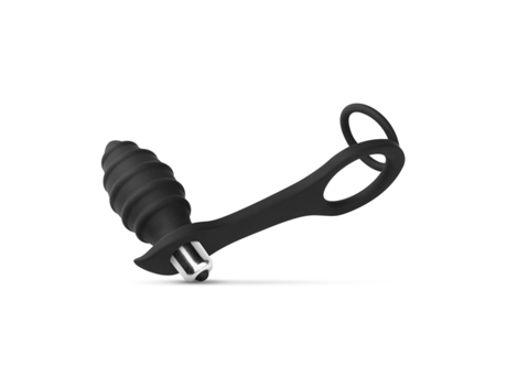 Vibrador de Próstata Y Anillo para El Pene Negro EASYTOYS ONLINE ONLY