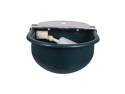 Dispensador Automático De Agua Para Ganado Y Animales: Recipiente De Plástico Con Manguera Trenzada De Acero Inoxidable.